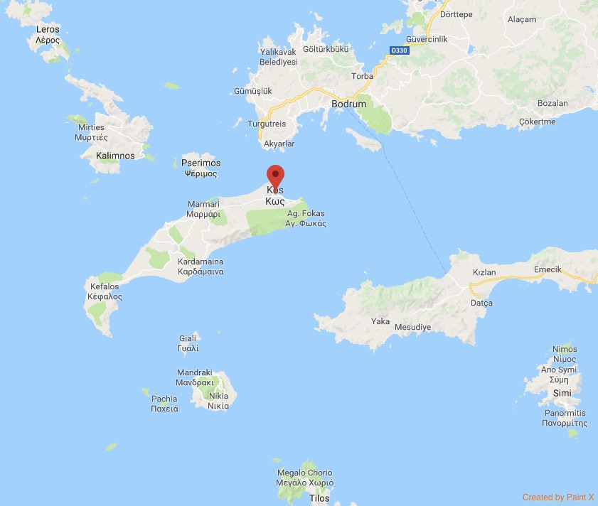 İstanköy ve Çevresi Harita