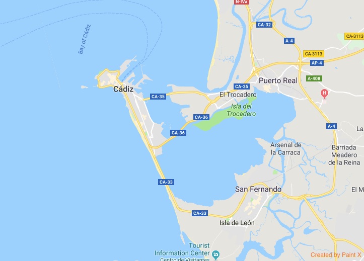Cadiz Haritasi